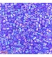 Beads 2mm - Glass Hexagonal - Violet AB
